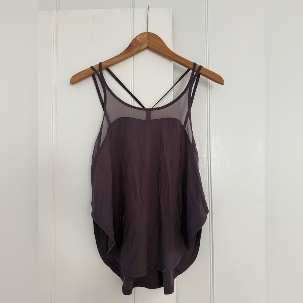 Lululemon Athletica Gray Asymmetrical Backless Camisole